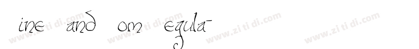 Fine Hand Com Regula字体转换